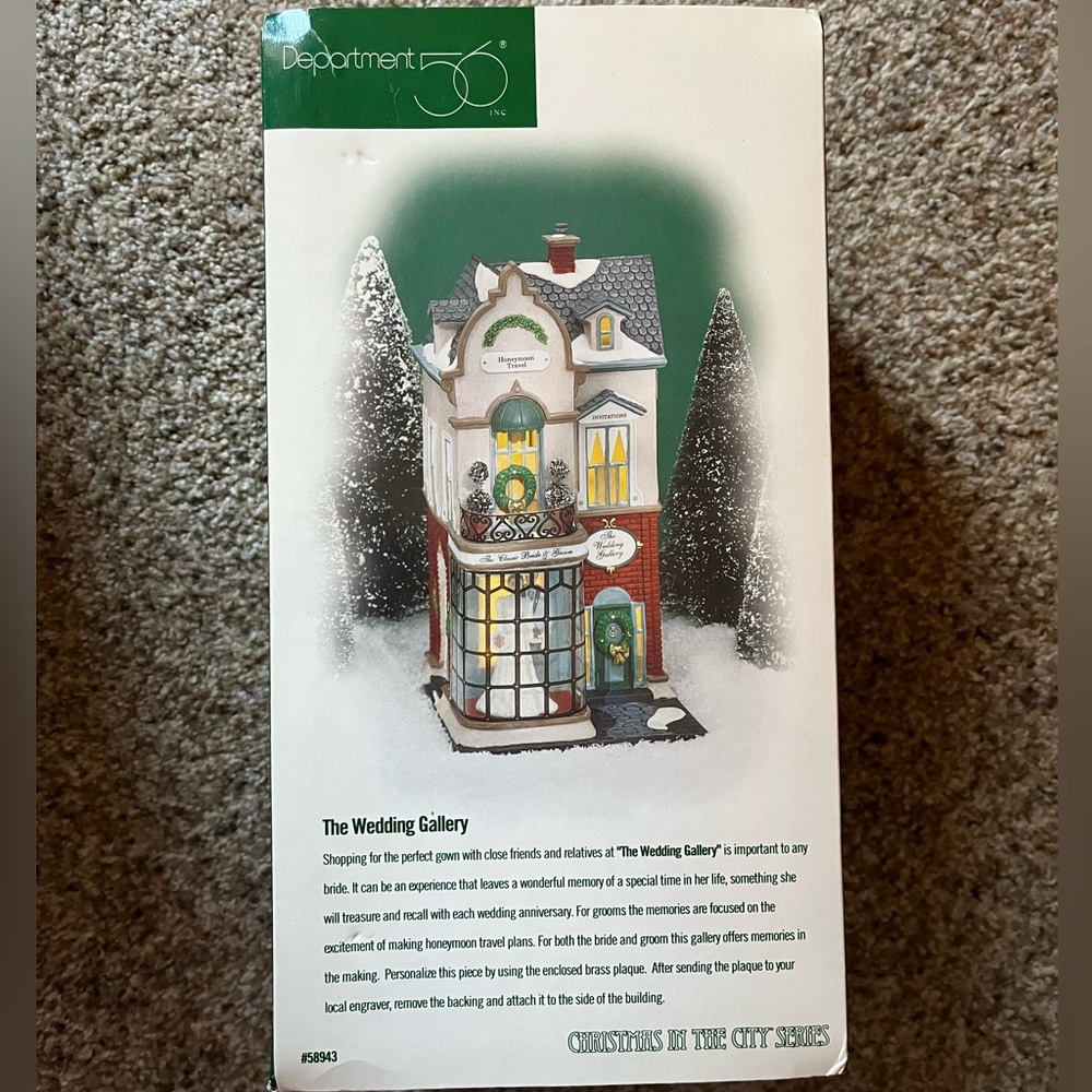 Department 56 The Wedding Gallery